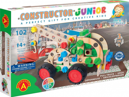 Constructor Junior - Pull Truck (102pc)