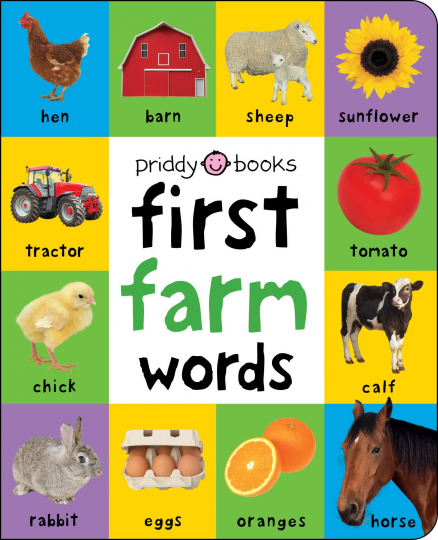 First Farm Words Book