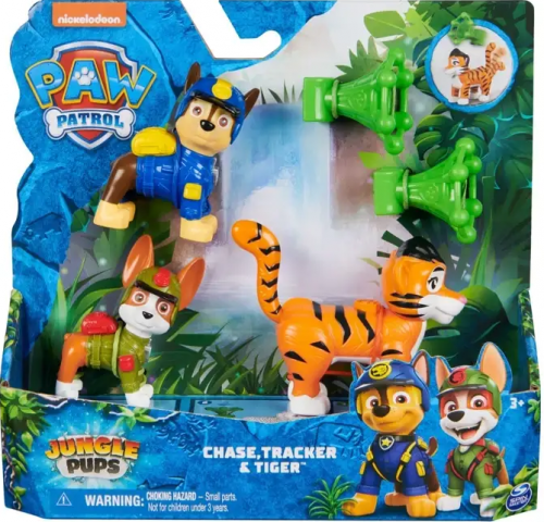 Paw Patrol Jungle Pups - Chase, Tracker & Tiger