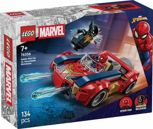 76336 - Spider-Man Car vs. Venomized Wolverine