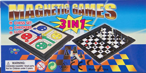 3-in-1 Magnetic Chess